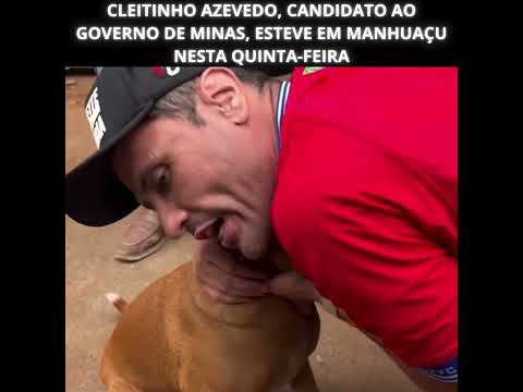 CLEITINHO AZEVEDO, CANDIDATO AO GOVERNO DE MINAS, ESTEVE EM MANHUAÇU NESTA QUINTA FEIRA