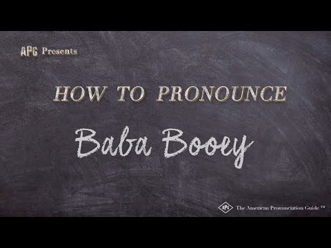 How to Pronounce Baba Booey (Real Life Examples!)