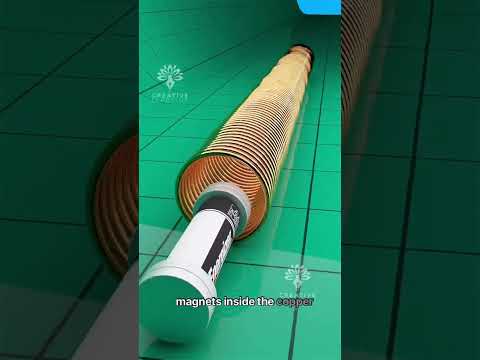 World’s Simplest Electric Train – No Tracks Needed! 🚆⚡ #electrictrains   - Creativelearning3d