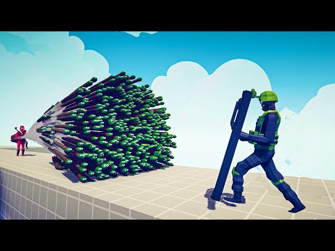 SWAT SHIELD vs EVERY GOD - Totally Accurate Battle Simulator TABS