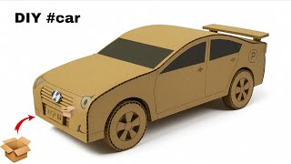 How to Make Cardboard Car | Easy DIY Cardboard Car Making at Home