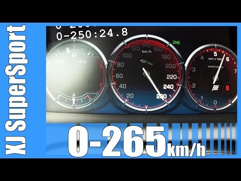 Thumbnail for Jaguar XJ SuperSport 5.0 V8 Supercharged 0-265 km/h SICK! Acceleration & Top Speed Run by Jaguar XJ