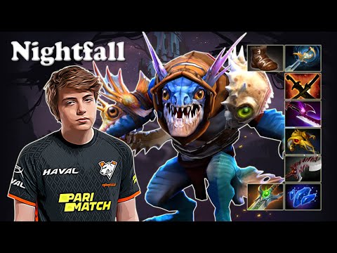 Nightfall - Slark Safelane | Dota 2 7.30b Gameplay