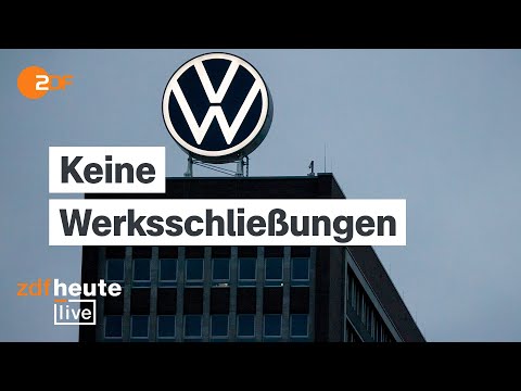 Einigung auf Milliarden-Sparpaket? Die Pressekonferenz von VW und IG Metall bei ZDFheute live