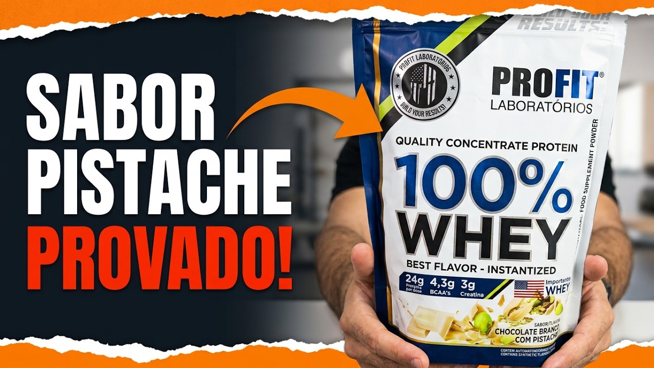 Miniatura da avaliação em vídeo de Proteína Dux Nutrition FreshWhey em pó sabor Pistache e Chocolate Branco 450g