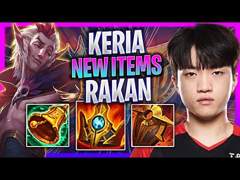 LEARN HOW TO PLAY RAKAN SUPPORT LIKE A PRO! | 🔥NEW ITEMS🔥 T1 Keria Plays Rakan Support vs Lulu!