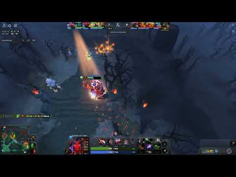 DOTA 2 - QUEEN OF PAIN - BZM ( TOP 2 EU ) - MID - 7.34c