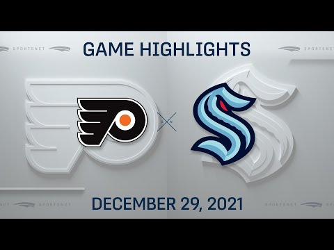 NHL Highlights | Flyers vs. Kraken - Dec 29, 2021