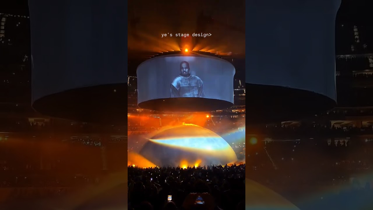 Kanye West’s SoFi Stadium concert just went viral 🌍with one of the craziest stage designs ever seen