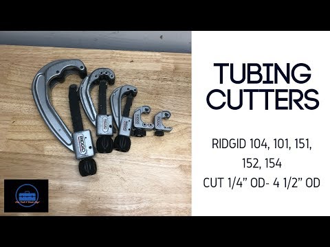 Building A Tool Bag (Tubing Cutters Ridgid 104 , Ridgid  101, Ridgid  151, Ridgid 152, Ridgid 154)
