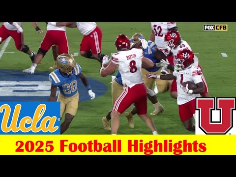 Utah vs UCLA Football Game Highlights 8 30 2025