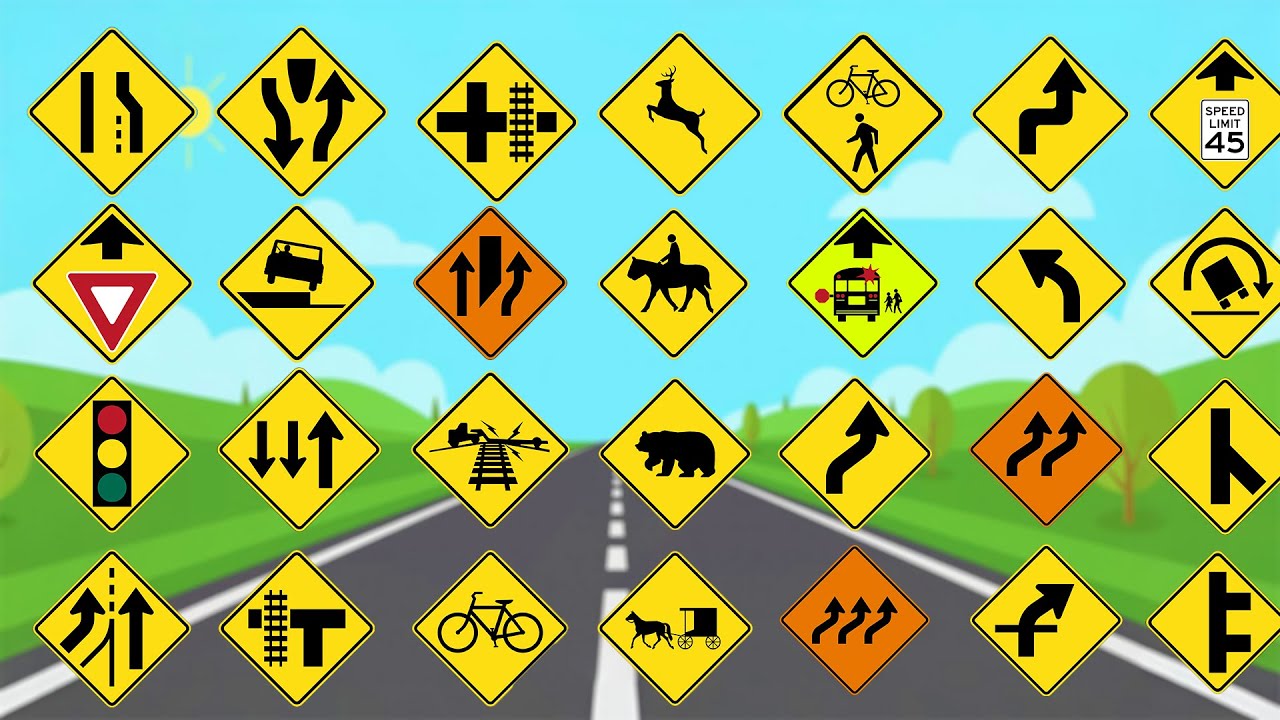 Traffic Signs USA: Road Signs for the DMV Driving Test | Beginner’s Guide (2025)