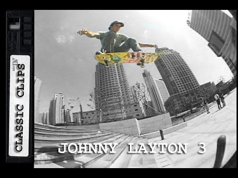 Johnny Layton Skateboarding Classic Clips #213 Part 3