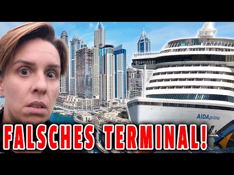 PANIC IN DUBAI! ALMOST MISSED THE ORIENT CRUISE WITH THE AIDAPRIMA! 😱