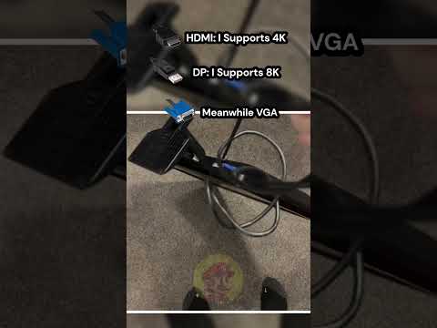 HDMI vs DisplayPort vs VGA #gaming #pc #tech #pcgaming