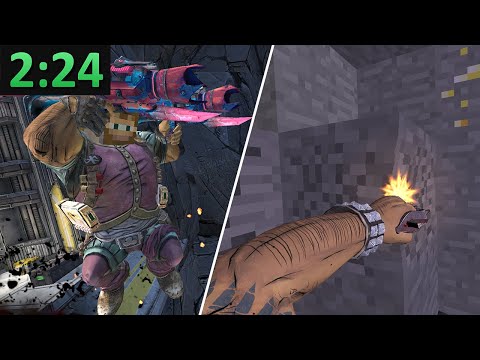 Top-to-Bottom Speedrun in 2:24