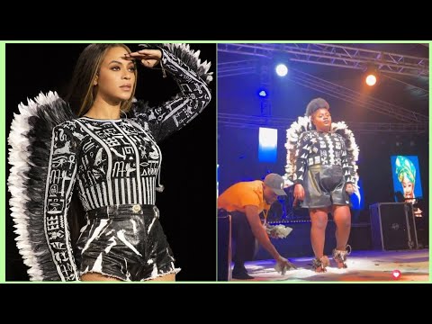 WHEN KRYS M COPIES BEYONCÉ'S OUTFIT FOR HIS CONCERT IN BAFOUSSAM