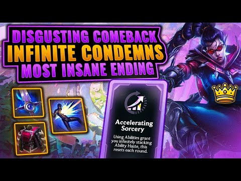 500 Haste Vayne Condemn + Reverberation = Infinite Stuns & On-Hits OP Combo | League Arena Gameplay
