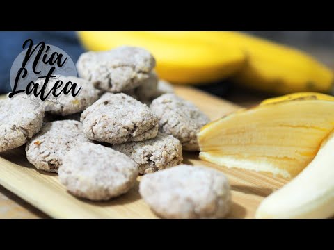 Schnelle Bananen-Kokos-Kekse I aus nur 2 Zutaten I Glutenfrei und Zuckerfrei I Vegan