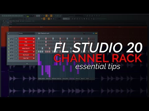 FL Studio 20 Basics - The Channel Rack (Step Sequencer)