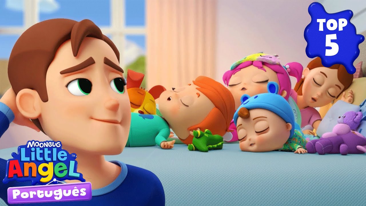 Top 5 episódios pra nanar 😴💤 Little Angel Brasil | Músicas Infantis em Português