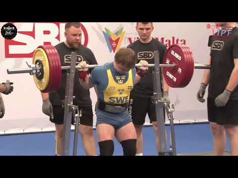 Eddie Berglund - 7th Place 742.5kg Total - 74kg Class 2024 World Classic Championship