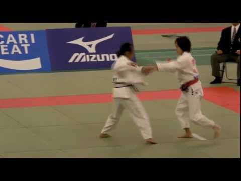 決勝 48kg級　遠藤宏美 VS 塚原唯有　2011 全日本学生柔道体重別選手権大会