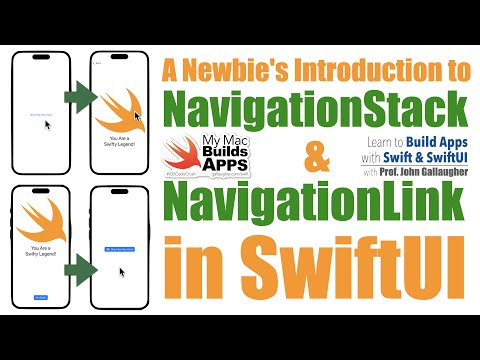 THERE IS AN UPDATED VERSION OF THIS LESSON: Ch. 5.1 A Beginner's Intro to the NavigationStack
