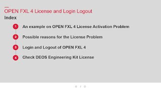 TV240803 OFXL4 License and Login Logout