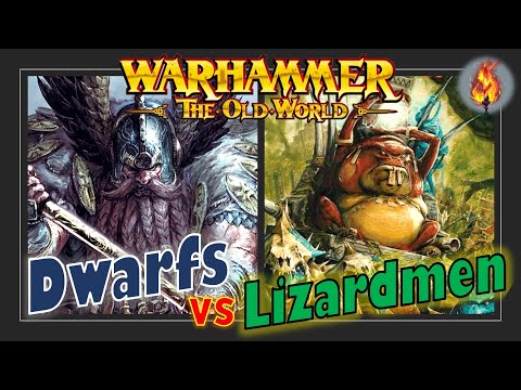 Dwarfs vs Lizardmen | 2400pts Warhammer The Old World battle report