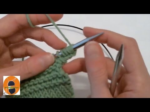 Stricken wir! Tipps & Tricks 6 - Maschen auf die linke Nadel aufstricken (knitted cast on)