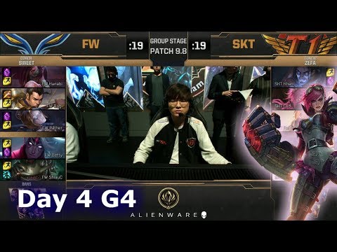Flash Wolves vs SK Telecom T1 | LoL MSI 2019 Group Stage Day 4 | FW vs SKT