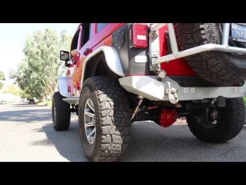 2012-2013 aFe Jeep Wrangler Unlimited Hi-Tuck "RB" Exhaust 49-46232