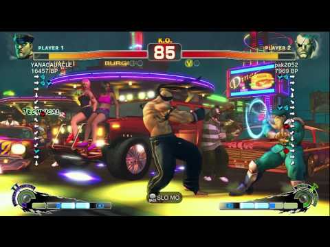 YANAGAUNCLE [Bison] vs pak2052 [Sagat] SSF4 Japanese Online Ranked Matches - TRUE-HD