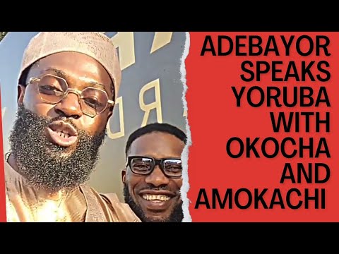 ADEBAYOR SPEAKS FLUENT YORUBA LANGUAGE WITH OKOCHA AND AMOKACHI. HE ALSO REVEALED HIS NIGERIAN IDOL
