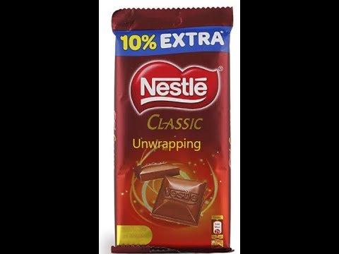 Nestle Classic chocolate unwrap