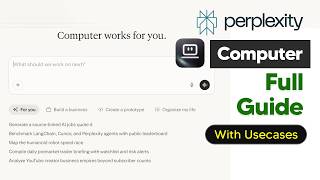 Perplexity AI Computer Tutorial With New Usecases (How To Use Perplexity AI Computer )