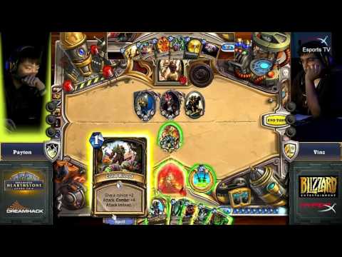 Vinz vs Payton (Bo5) | Dreamhack Grand Prix Circuit D3 2016 | Hearthstone Esports TV Chann