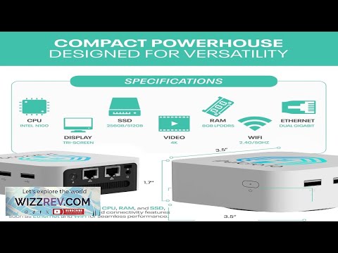 Home Assistant Pulcro TK QBE Mini PC N100 CPU 8GB