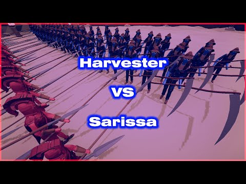Harvester VS Sarissa totally accurate battle simulator #tabs #tabsmods