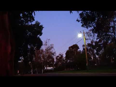 TOODYAY Station at night, with 6MP4 Industrial westbound.  And 1PM5 Intermodal eastbound. 28/8/2022.