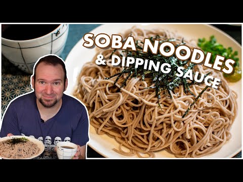 Soba Noodles with Mentsuyu Dipping Sauce | Japanese Cold Noodle Recipe