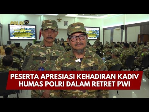 PRESISI UPDATE: PESERTA APRESIASI KEHADIRAN KADIV HUMAS POLRI DALAM RETRET PWI 2026 02/02/26 20.30