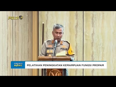 POLDA BENGKULU MELAKSANAKAN PELATIHAN PENINGKATAN KEMAMPUAN FUNGSI PROPAM