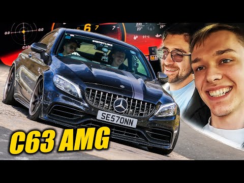 ON THE LIMIT in Mercedes-Benz C 63 S AMG Coupé! // Nürburgring