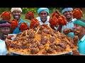 MUTTON BIRYANI NALLI Biryani Recipe Cooking In Village Mutton Bone Marrow Biryani Mutton Shank