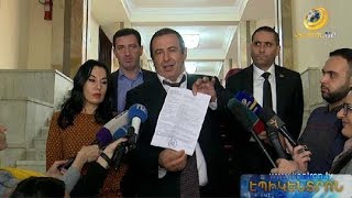 «Երևանի քաղաքապետարանը թատրոնի շենք չէ». Ծառուկյանը Մարությանի ստորագրությամբ փաստաթուղթ ներկայացրեց
