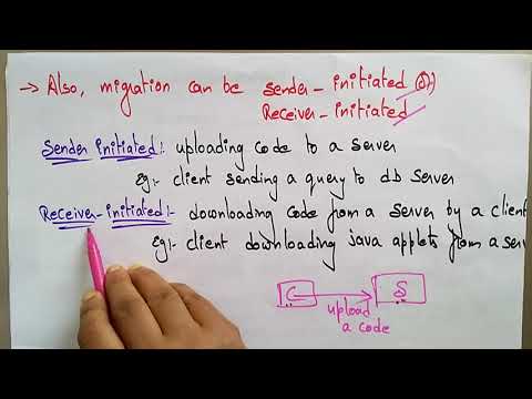 migration models | distributed system | Lec 39 | Bhanu Priya