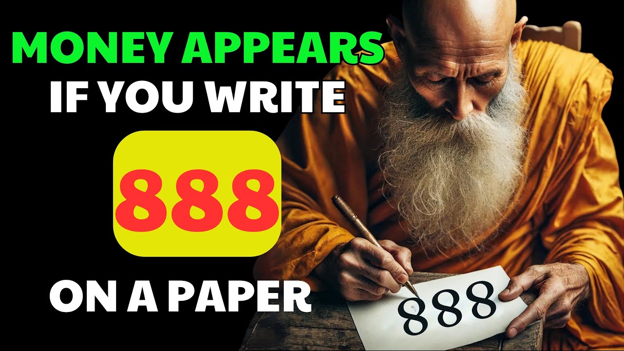 EXPLOSIVE: WRITE 888 And Put Under Your Pillow | 10 SURPRISING Benefits Await | BUDDHIST TEACHINGS