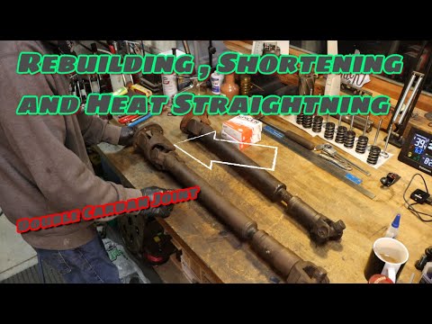 Double Cardan shaft rebuild /Heat straightening / Shortening